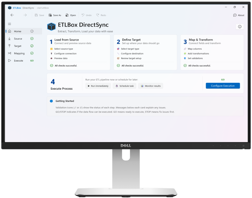 ETLBox DirectSync desktop application